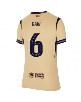Billige Fotballdrakt Barcelona Paez Gavi #6 Replika Bortedrakt Dame 2025-26 Kortermet Billige Fotballdrakt Barcelona Paez Gavi #6 Replika Bortedrakt Dame 2025-26 Kortermet